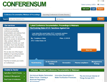 Tablet Screenshot of conferensum.com